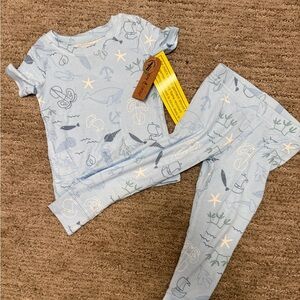 Poppy & Clay Kids Pajamas with Sea Life Print